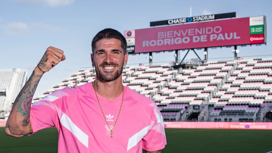 Rodrigo De Paul will be unveiled as an Inter Miami player against FC Cincinnati on Saturday night.  | Courtesy of Inter Miami CF