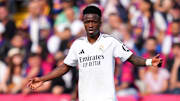 Vinicius Junior is expected to be sidelined for the remainder of the league season