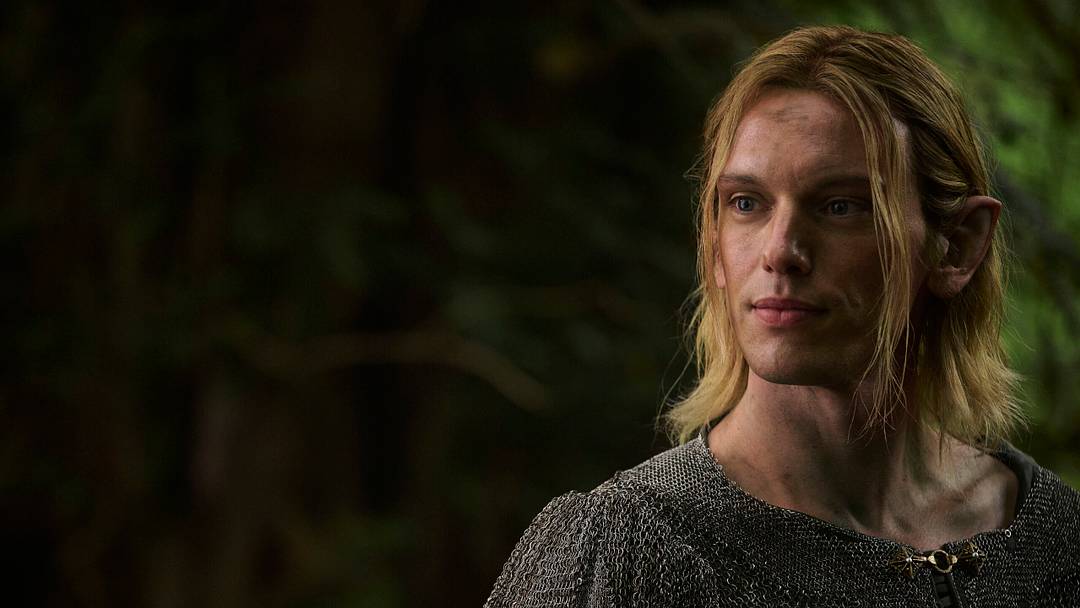 Jamie Campbell Bower as Celeborn in The Lord of the Rings: The Rings of Power season 3. Courtesy of Ben Rothstein/Prime.