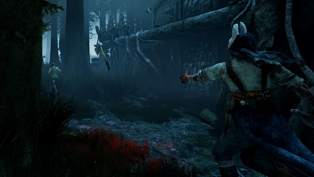 Dead by Daylight has multiple HUDs including a status effect hub at the top of the screen. 