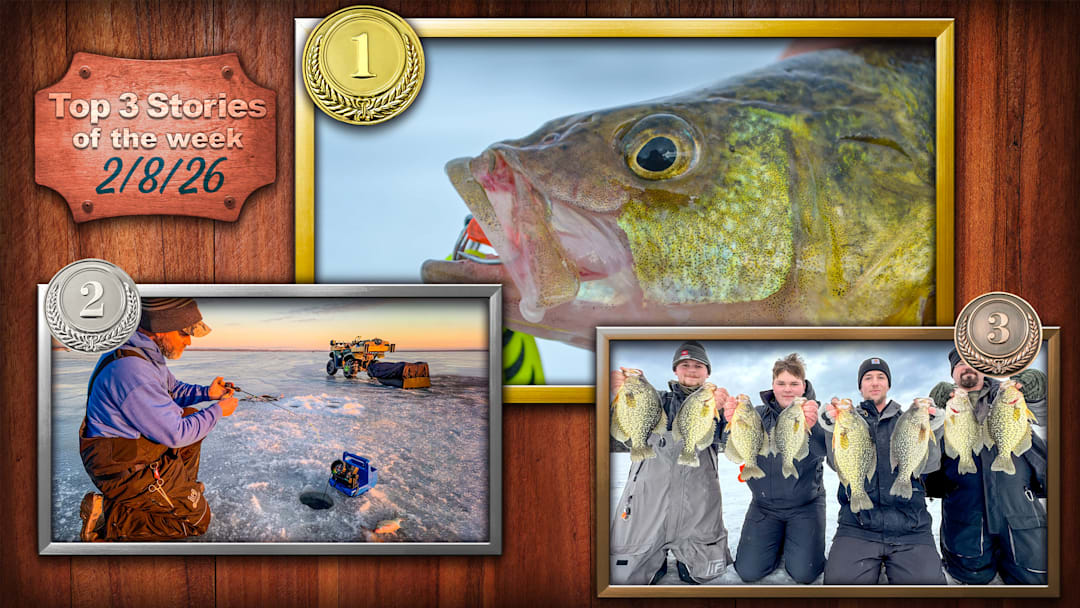 The Muddy Midwinter Perch Pattern Most Ice Anglers Miss; How Much of the Bottom Does My Fish Finder See While Ice Fishing?; Ice Fishing River Backwaters for Slab Crappies.