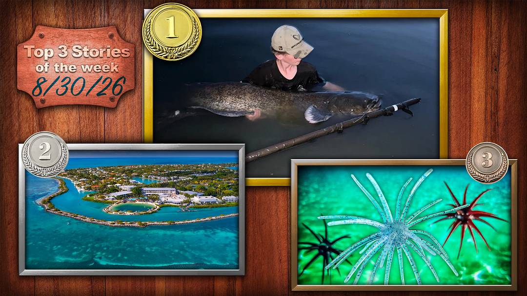 Teen Angler Lands Back-to-Back Monster Catfish, Including 109-Pound Giant; Hawks Cay Resort: My Base for World-Class Florida Keys Fly Fishing; Inside Bass Fishing's Wild Urchin Bait Craze Teen Angler Lands Back-to-Back Monster Catfish, Including 109-Pound Giant; Hawks Cay Resort: My Base for World-Class Florida Keys Fly Fishing; Inside Bass Fishing's Wild Urchin Bait Craze