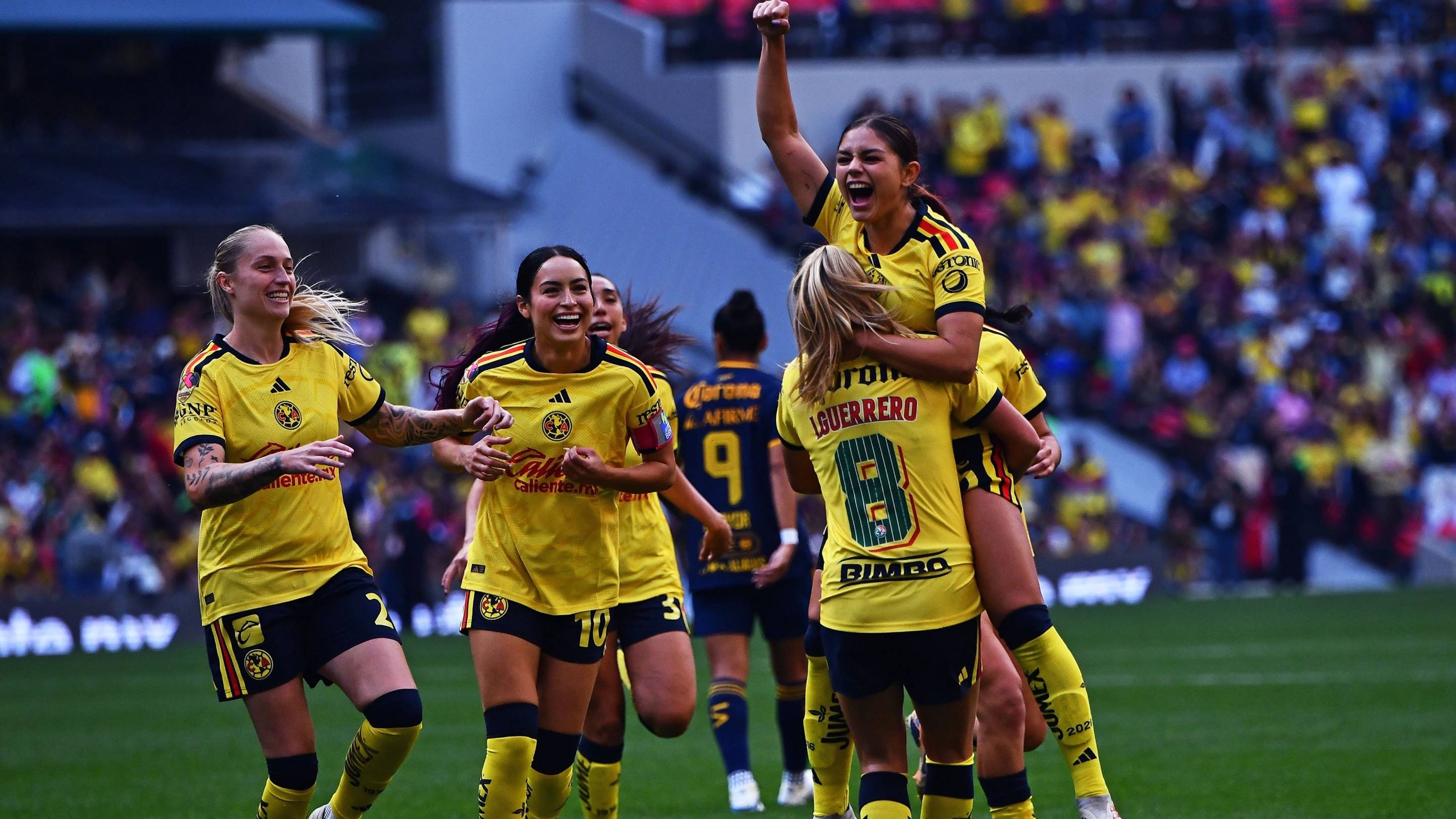 América Femenil aplastó 5-2 Tigres y suma su séptimo triunfo seguido en el Apertura 2026