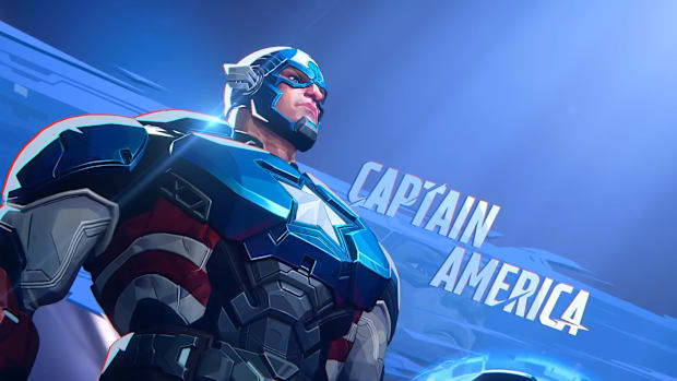 Captain America in Marvel Rivals.