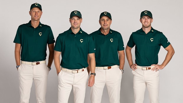 Adrian Meronk, Martin Kaymer, Richard Bland, Frederik Kjetterup