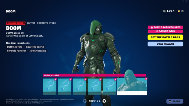 Fortnite Doctor Doom