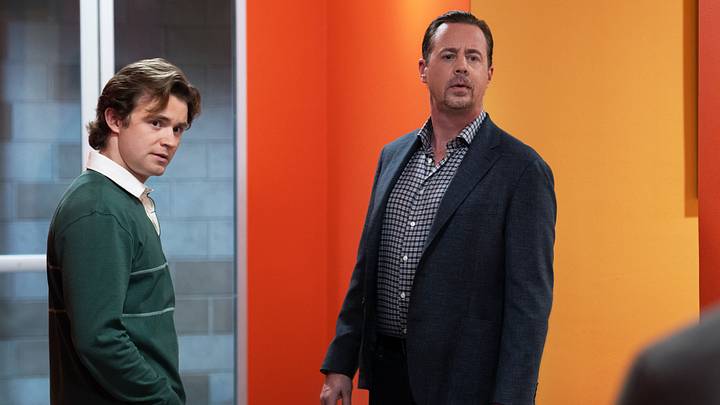 “SONS AND DAUGHTERS” - CBS Original Series NCIS, scheduled to air TUESDAY, MAY 12 (8:00 PM ET/PT) Pictured (L-R): Patrick Keleher as Mateo Garcia and Sean Murray as Timothy McGee Photo: Robert Voets/CBS ©2026 CBS Broadcasting, Inc. All Rights Reserved.