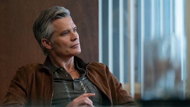 Episode 6. Timothy Olyphant in "Lucky," premiering July 15, 2026 on Apple TV.