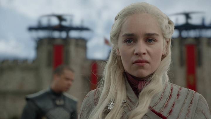 Emilia Clarke as Daenerys Targaryen in Game of Thrones. Courtesy of HBO.