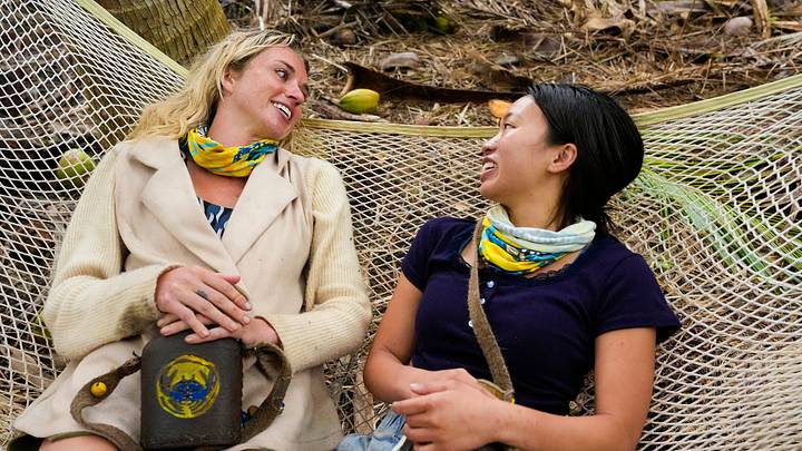 Survivor. - “What I’m Smellin’ Is Stinky." Pictured (L-R): Patt Cannaday\ and An “Thien An” Nguyen 