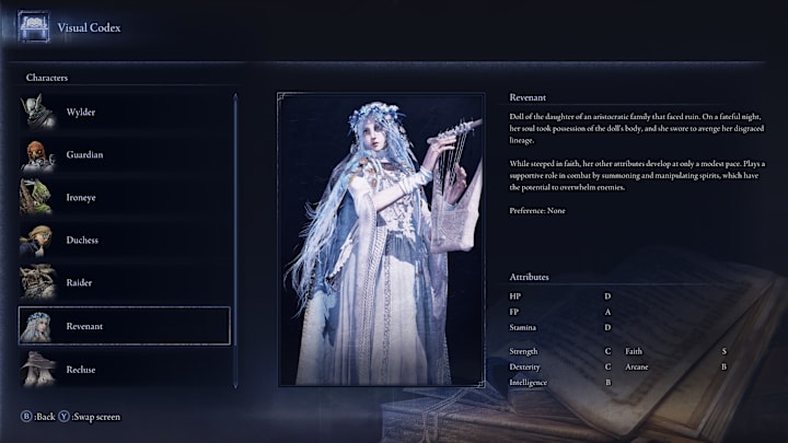 Revenant attributes, Elden Ring Nightreign