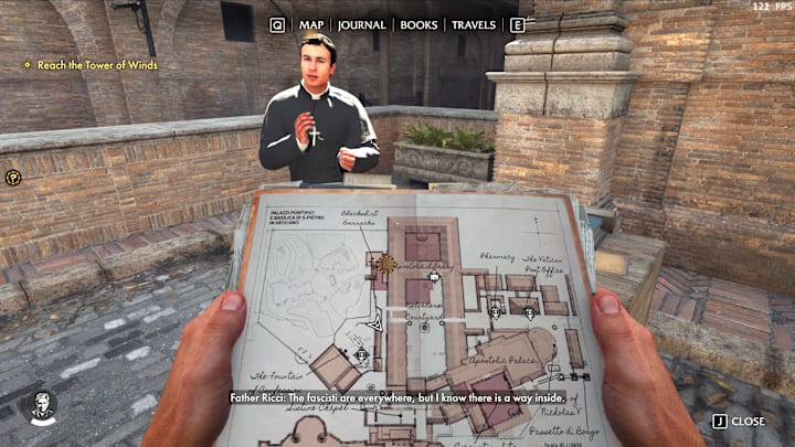 Indiana Jones and the Great Circle: The Order of Giants DLC Father Ricci location