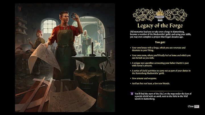 Kingdom Come: Deliverance 2 - Legacy of the Forge DLC Kingdom Come: Deliverance 2 - Legacy of the Forge DLC
