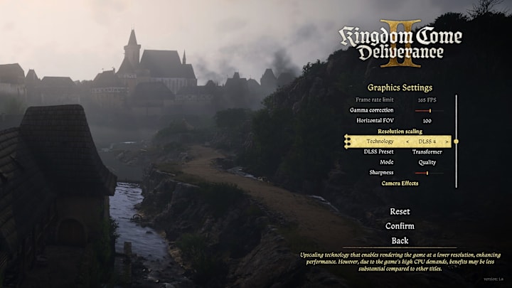 Kingdom Come: Deliverance 2 settings