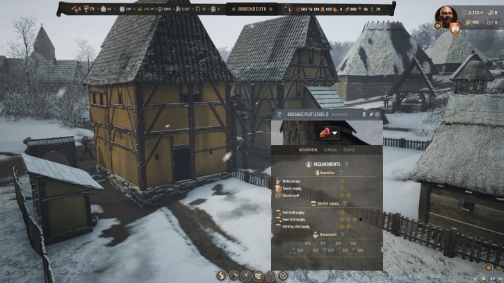 Level 3 burgages are the best homes possible.