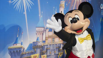 MEXICO CITY, MEXICO – JULY 5: Mickey Mouse poses for a photo during a Disney On Ice red carpet at Auditorio Nacional on July 5, 2023 in Mexico City, M