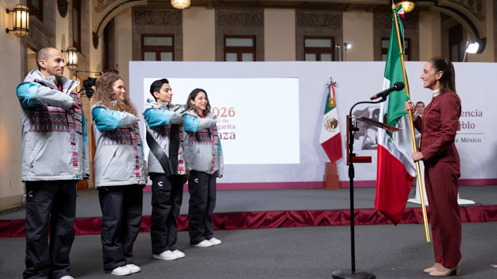 Sheinbaum encabeza el abanderamiento rumbo a los Juegos Olímpicos de Invierno