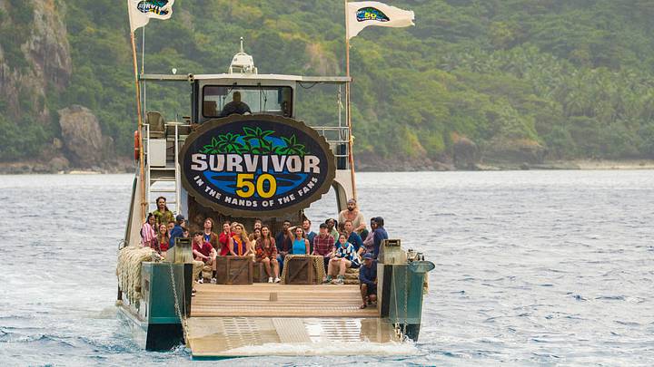 “Epic Party” – 24 returning players are abandoned on the islands of Fiji for a monumental 50th season, with the chance to win $1 million. The theme of the season, “In the Hands of the Fans,” quickly materializes as decisions from the fan vote swiftly and forcefully impact the game in Survivor 50. Photo: Robert Voets/CBS ©2025 CBS Broadcasting, Inc. All Rights Reserved.