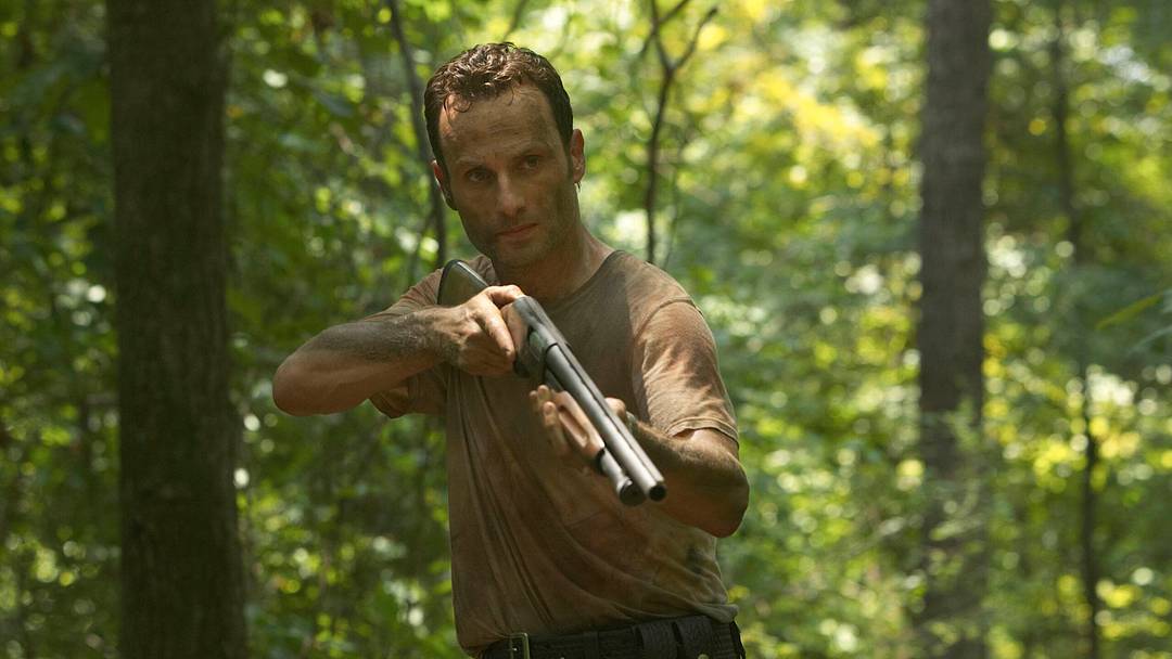 Andrew Lincoln as Rick Grimes in The Walking Dead season 1. (Courtesy of AMC) Andrew Lincoln as Rick Grimes in The Walking Dead season 1. (Courtesy of AMC)