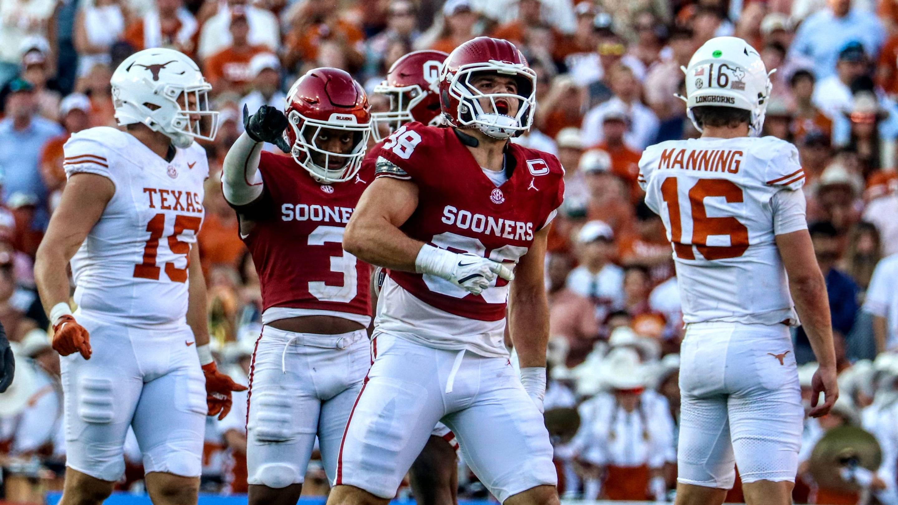 The Moments That Defined Oklahoma's Unexpected Win Over No. 1 Texas