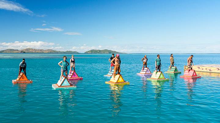 “Everyone Will Be Shooketh!” – Castaways find themselves on both a literal and figurative island after their return from what is regarded as one of the “craziest tribals of all time.” Castaways reflect on their letters from home and the family members that have impacted them. Then, a shocking incident takes place at this week’s immunity challenge, on SURVIVOR 50, Wednesday, May 6 (8:00-9:30 PM, ET/PT) Photo: Robert Voets/CBS ©2025 CBS Broadcasting, Inc. All Rights Reserved.