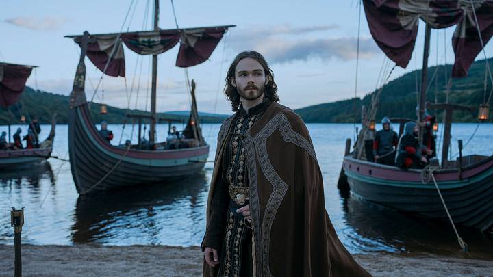 Levi Miller (Haakon the Good) in BLOODAXE season 1.