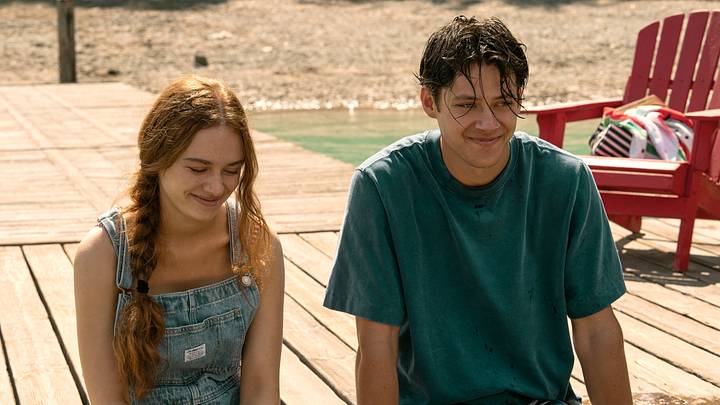 Sadie Soverall as Percy Fraser, Matt Cornett as Sam Florek in Every Year After. Image courtesy Cate Cameron/Prime