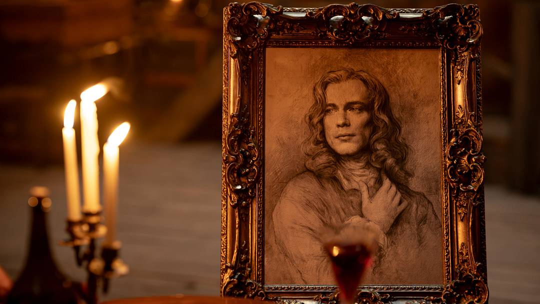 Lestat De Lioncourt's Portrait in Anne Rice's The Vampire Lestat. Photo Credit: Photo Credit: Sophie Giraud/AMC