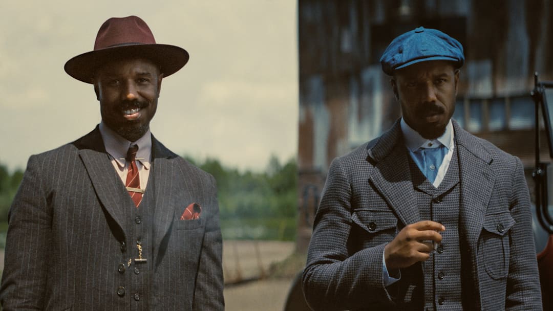 MICHAEL B. JORDAN as Smoke and as Stack, in Warner Bros. Pictures’ “SINNERS,” a Warner Bros. Pictures release.