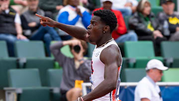 Auburn’s Ja'Kobe Tharp won the men’s 110-meter hurdles and helped Auburn to a No. 4 national finish. 