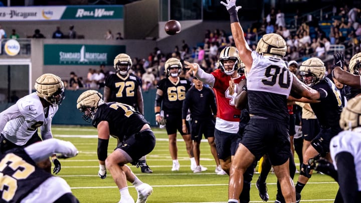 Aug 20, 2024; New Orleans Saints practice at Yulman Stadium 