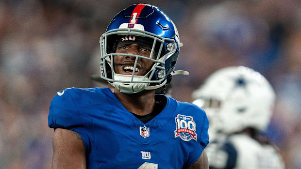 New York Giants wide receiver Malik Nabers 