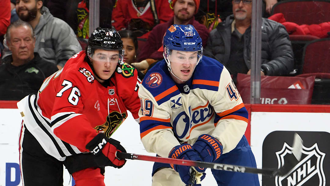 Edmonton Oilers v Chicago Blackhawks