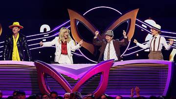 Robin Thicke, Jenny McCarthy Wahlberg, Ken Jeong and Rita Ora