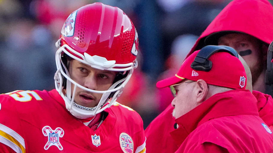 Kansas City Chiefs quarterback Patrick Mahomes and coach Andy Reid.