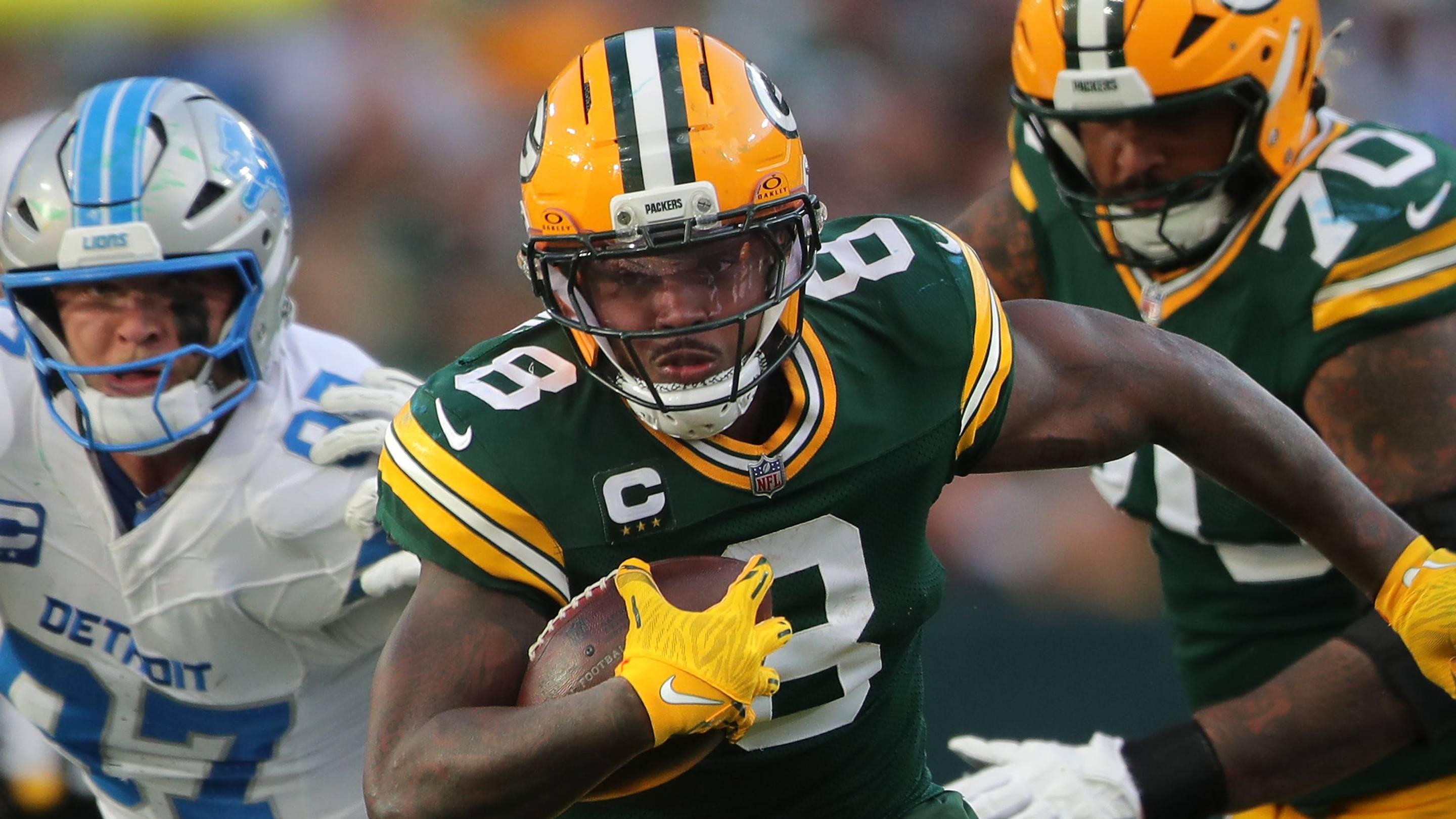 Josh Jacobs’s return gives Lions another reason to worry about the Packers in Week 7