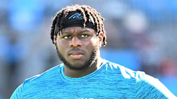 Carolina Panthers offensive tackle Ikem Ekwonu