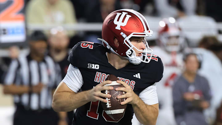 Fernando Mendoza at the Indiana Spring Game
