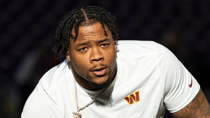 Washington Commanders defensive tackle Daron Payne