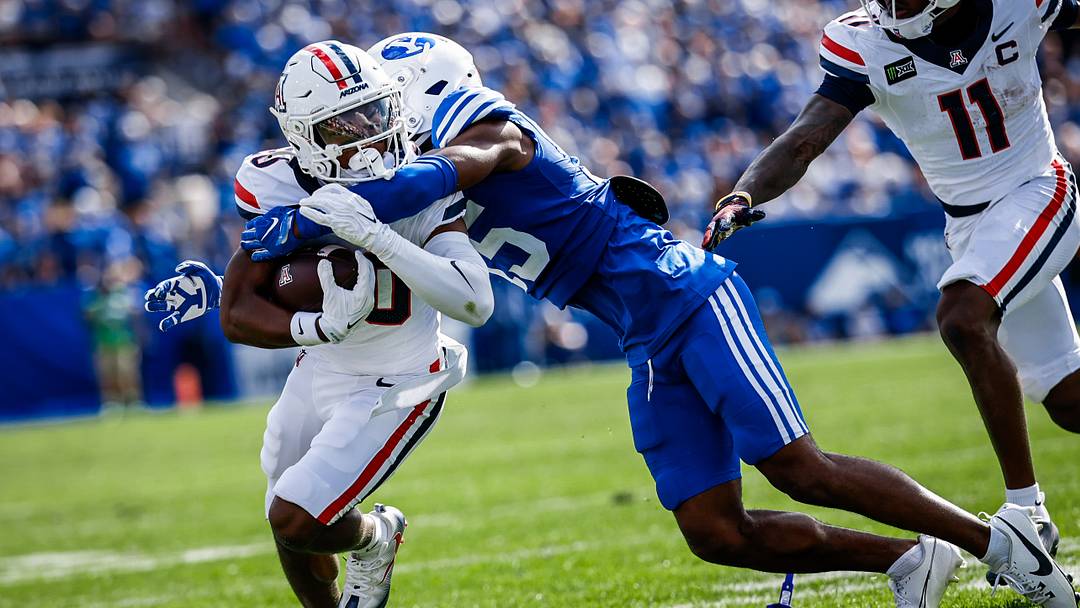 BYU cornerback Jayven Williams against Arizona