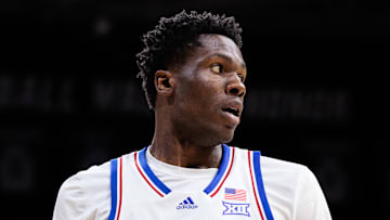 Kansas basketball player Flory Bidunga