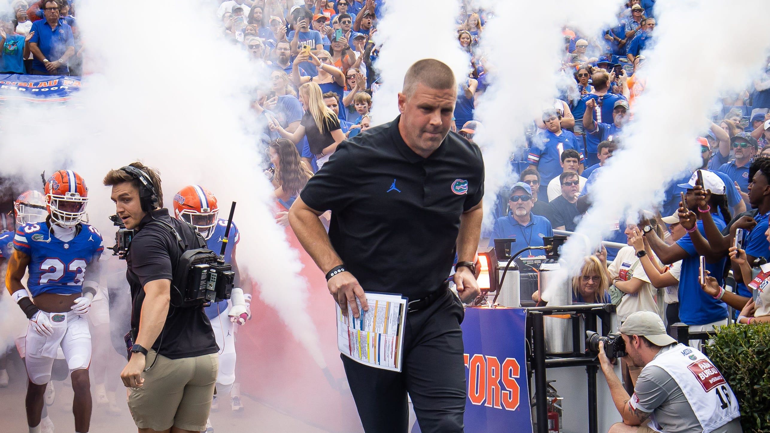 Florida Gators head coach Billy Napier