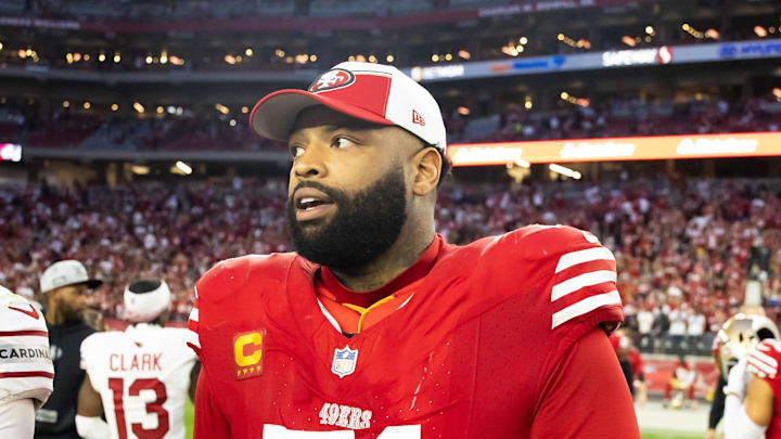 San Francisco 49ers offensive lineman Trent Williams (71)