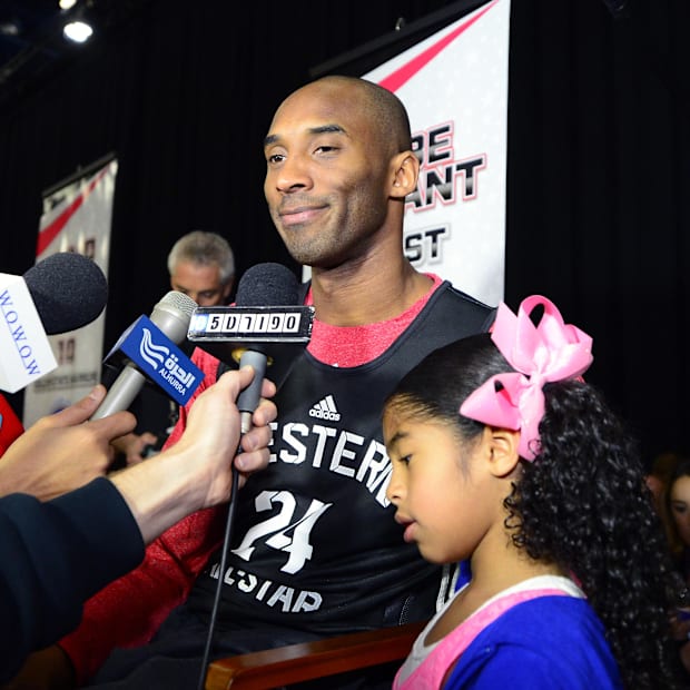 Kobe and Natalia Bryan