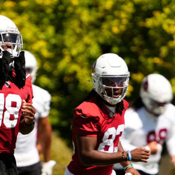 Arizona Cardinals wide receiver Marvin Harrison Jr. (18) during minicamp at Dignity Health Training Center on June 11, 2024.