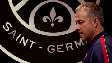 Hansi Flick muss mit seinem Team bei PSG ran Hansi Flick muss mit seinem Team bei PSG ran