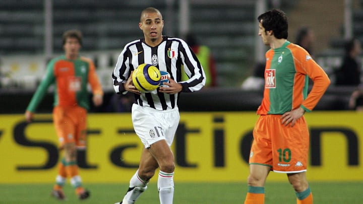 Juventus' forward David Trezeguet (C) ce