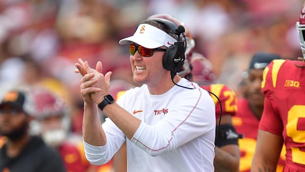 USC Trojans Lincoln Riley NIL Transfer Portal Recruiting Big Ten Nebraska Cornhuskers College Football House vs. NCAA Roster 
