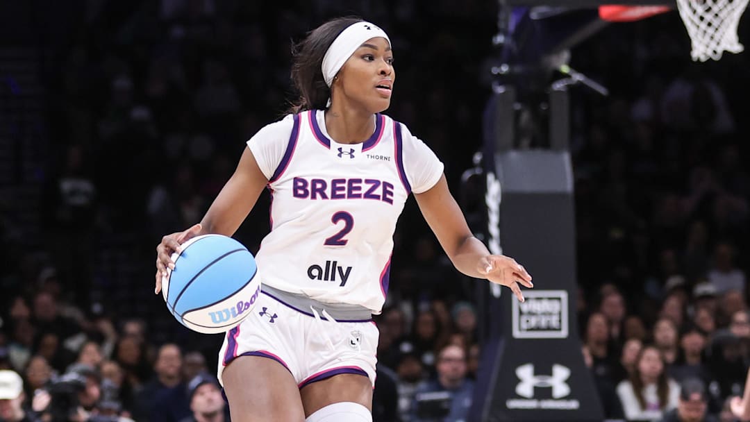 Mar 2, 2026; Brooklyn, NY, USA; Breeze BC wing Rickea Jackson (2) at Barclay's Center. Mandatory Credit: Wendell Cruz-Imagn Images Mar 2, 2026; Brooklyn, NY, USA; Breeze BC wing Rickea Jackson (2) at Barclay's Center. Mandatory Credit: Wendell Cruz-Imagn Images