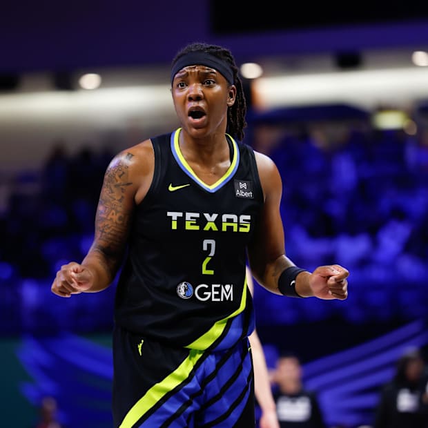  Dallas Wings forward Myisha Hines-Allen